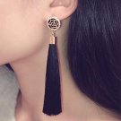 Charmwin Fashion Brand Camellia Earrings Exaggerated Vintage E4R