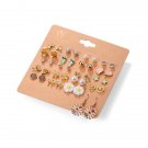 Danze Classic 20 Pairs Set Rhinestone Crystal Simulated Pear 3 E4R