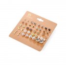 Danze Classic 20 Pairs Set Rhinestone Crystal Simulated Pear 4 E4R