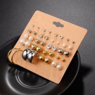Danze Punk 20 Pairs Pack Set Brincos Mixed Stud Earrings For 2 E4R
