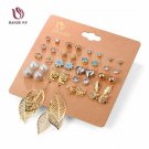 Danze Punk 20 Pairs Pack Set Brincos Mixed Stud Earrings For 3 E4R