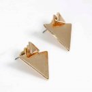 Doreenbeads Triangle Earrings Punk Jewelry Stud Earrings Ear 2 E4R