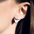 Doreenbeads Triangle Earrings Punk Jewelry Stud Earrings Ear E4R