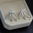 Doreenbeads Vintage Lotus Earrings Metal Bar Stud Earrings F 3 E4R