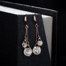 Drole Fashion Jewelry Long Drop Dangle Earrings Rose Go 2 E4R