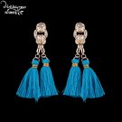 Dvacaman Brand Bohemian Colorful Tassel Earrings Women 3 E4R