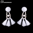 Dvacaman Exaggerate Women Ethnic Vintage Long Fringe Earring 3 E4R