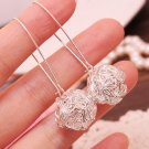 E001 Pendientes New Hot Fashion Silver Plated Personality Ho E4R