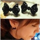 E017 New Hot Fashion Simple Vintage Metal Black Butterfly Bo 2 E4R