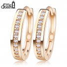 Effie Queen Cute Romantic Style Earrings Jewelry Gold Color E4R