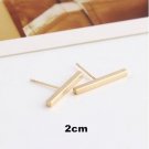 Es942 New Fashion Simple Gold Silver Black Geometric Small S 2 E4R