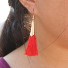 Es990 Long Tassel Drop Earrings Women Ethnic Bohemian Dangle E4R