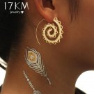 Ethnic Jewelry Swirl Hoop Earring For Women Brincos 2 C 2 E4R