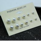 Fashion 6 Pair Set Punk Accessories Crystal Stud Earrings Se E4R