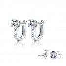 Fashion 925 Sterling Silver Stud Earrings Jewelry Luxury Rhi 2 E4R