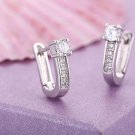 Fashion 925 Sterling Silver Stud Earrings Jewelry Luxury Rhi E4R