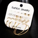 Fashion Crystal Infinite Earrings Set For Women Bijoux E4R