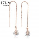 Fashion Elegant Gold Color Spide Chain Dangle Earrings 2 E4R