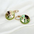 Fashion Jewelry Gold Color Earring For Women Austrian C 3 E4R