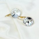 Fashion Jewelry Gold Color Earring For Women Austrian C 6 E4R
