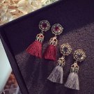Fashion Vintage Earrings For Women Jewelry Bright Brick 2 E4R