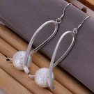 Free Shipping Fashion Jewellery Charms Silver Plated Earring 2 E4R