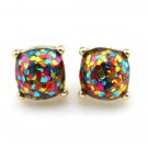 Glitter Stud Earrings Women Jewelry Gold Kate New York 2 E4R