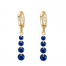 Gold Color Crystal Earring Brincos Pendant Dro 2 E4R