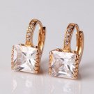 Gulicx Fashion Princess Gold Color Hoop Earring For Wom E4R