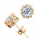 H Hyde 3 Colors Fashion Classic Lady Gold Color Crystal Cz Z 2 E4R