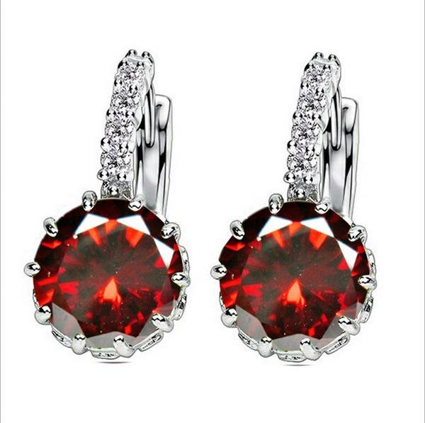 H Hyde High Quality Silver Color Cz Zircon Drop Earring For E4R