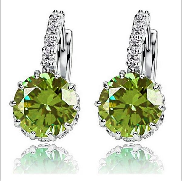 H Hyde High Quality Silver Color Cz Zircon Drop Earring For 2 E4R
