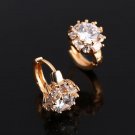 Hesiod Brand New Top Sale New Flower Earrings Gold Color Cle 2 E4R