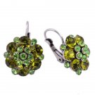 High Quality Rhinestone Flower Crystal Stud Earrings For Wom E4R
