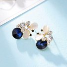 Hot Buy New Design High Quality Elegant Silver Plated Blue O 3 E4R