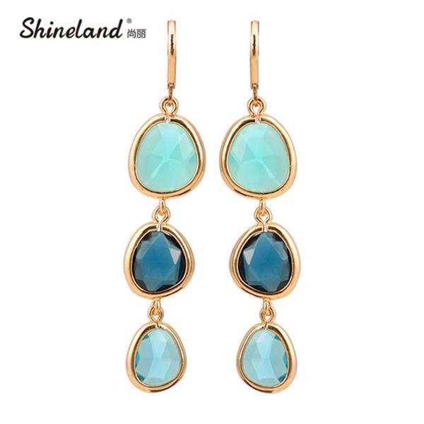 Hot New Design Dangle Long Earrings Fashion Jewelry Charms C E4R