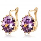 If You New Bijoux Gold Color Filled Flower Colorful Crystal 2 E4R