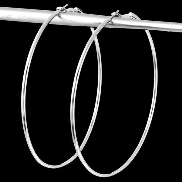 Ilovediy Big Circle Smooth Large Ring 8cm 10cm Fashion Women 2 E4R