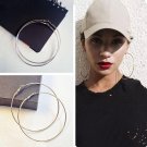 Ilovediy Big Circle Smooth Large Ring 8cm 10cm Fashion Women E4R