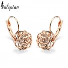 Iutopian Elegant Rose Flower Dangle Earrings Brincos With En 2 E4R