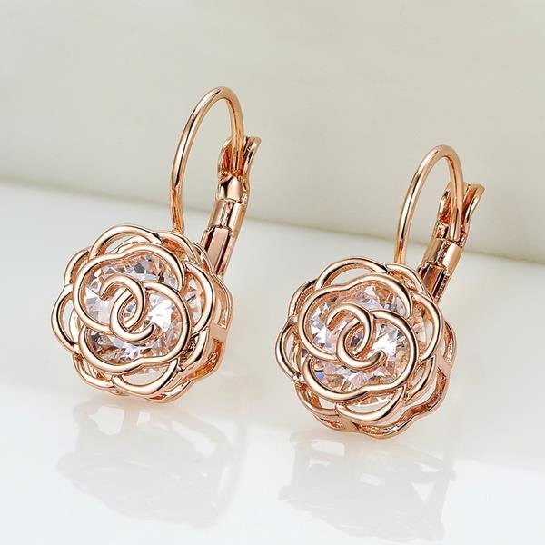 Iutopian Elegant Rose Flower Dangle Earrings Brincos With En 3 E4R