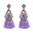 Jujia Falcon Tassel Earring Hand Made Statement Earring Mult E4R