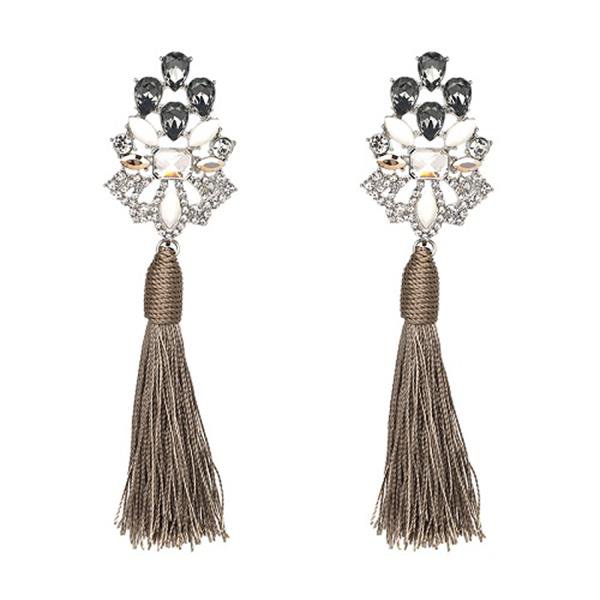 Jujia New Fringed Statement Earrings Wedding Tassel Mul 2 E4R