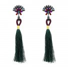 Jujia Trendy Statement Fashion Earrings Rope Tassel Stu E4R