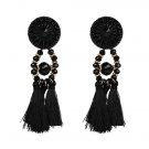 Jujia Women Ethnic Vintage Long Dangle Fringe Earrings 2 E4R