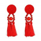 Jujia Women Ethnic Vintage Long Dangle Fringe Earrings 3 E4R