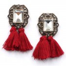 Juran Fashion Jewelry Women Crysta Vintage Tassel State E4R