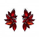 Juran New Arrival Fashion Gem Crystal Leaf Stud Earring 2 E4R