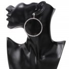 Juran Women Fashion Big Round Drop Earrrings Crystal Pendant 3 E4R