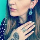 Kiss Me Statement Trendy Jewelry Elegant Shiny Resin Stone B 2 E4R